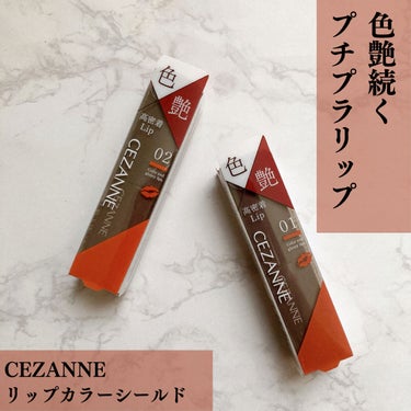 リップカラーシールド/CEZANNE/口紅を使ったクチコミ（1枚目）