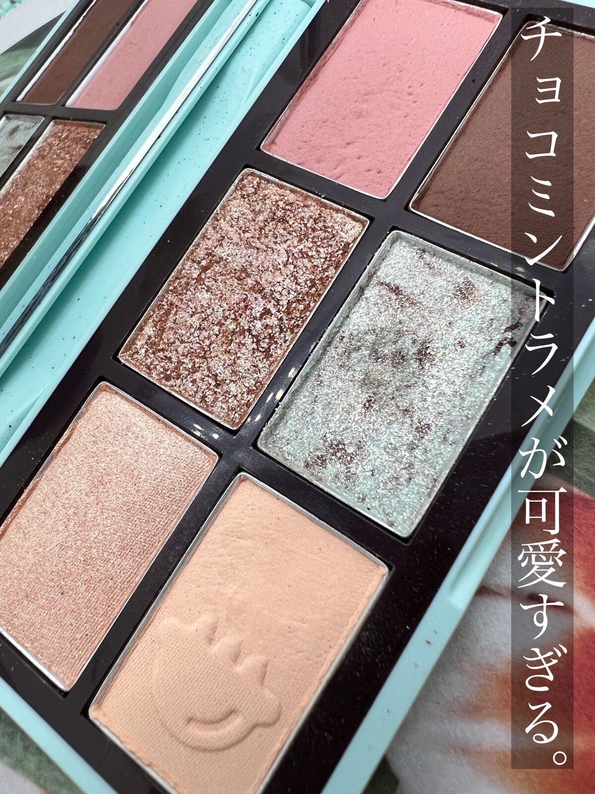 チョコミント スペシャルキット/ETUDE/メイクアップキットを使ったクチコミ（2枚目）