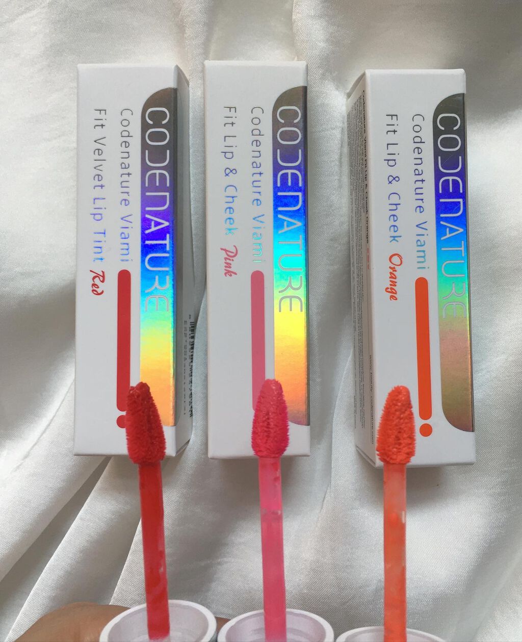 ビアミフィットリップ&チーク/CODENATURE/リップグロスを使ったクチコミ（3枚目）