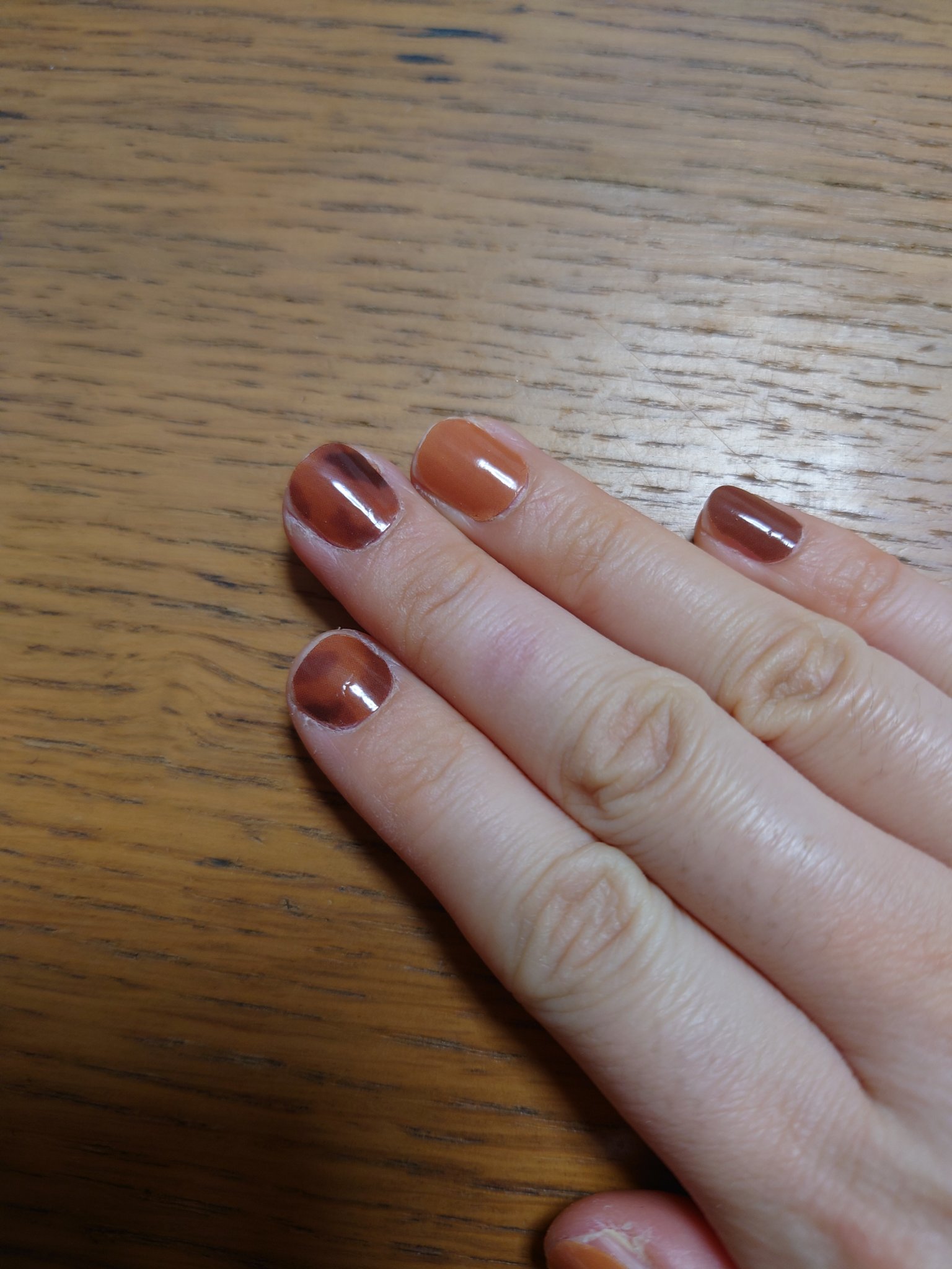 ジェルネイルシール（ハンド） Ｃ/DAISO/ネイルシールを使ったクチコミ（3枚目）