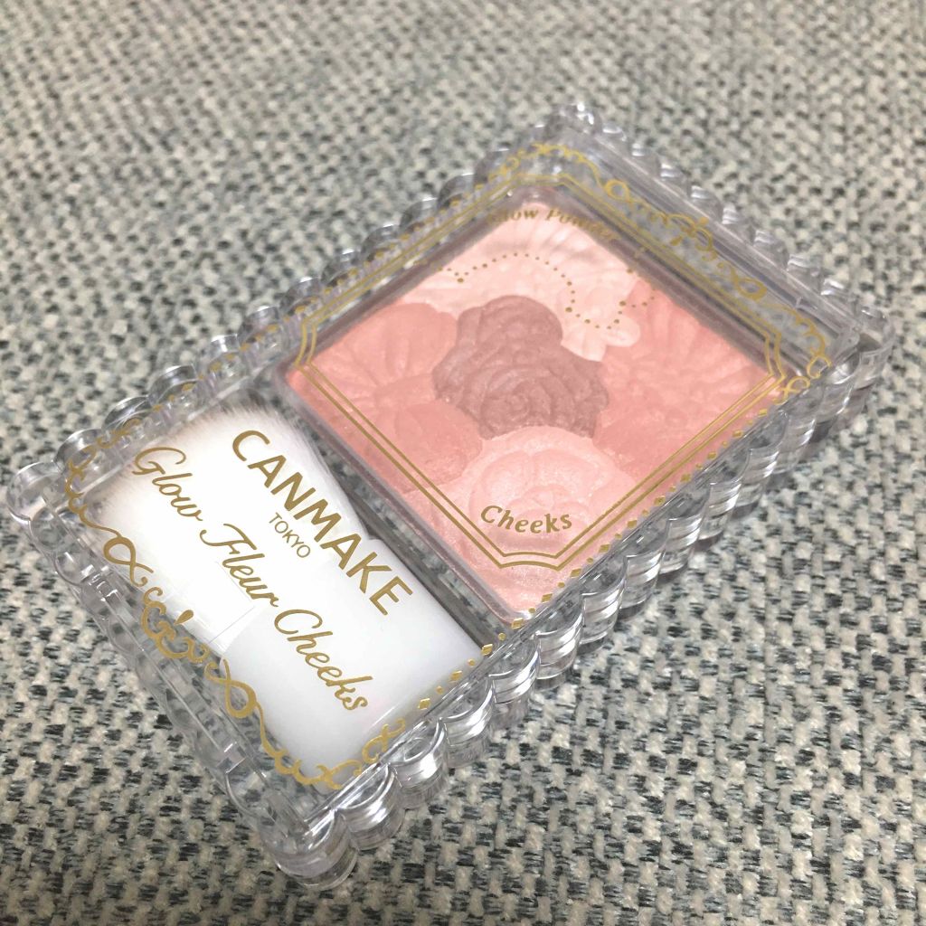 グロウフルールチークス/キャンメイク/パウダーチークを使ったクチコミ(1枚目)