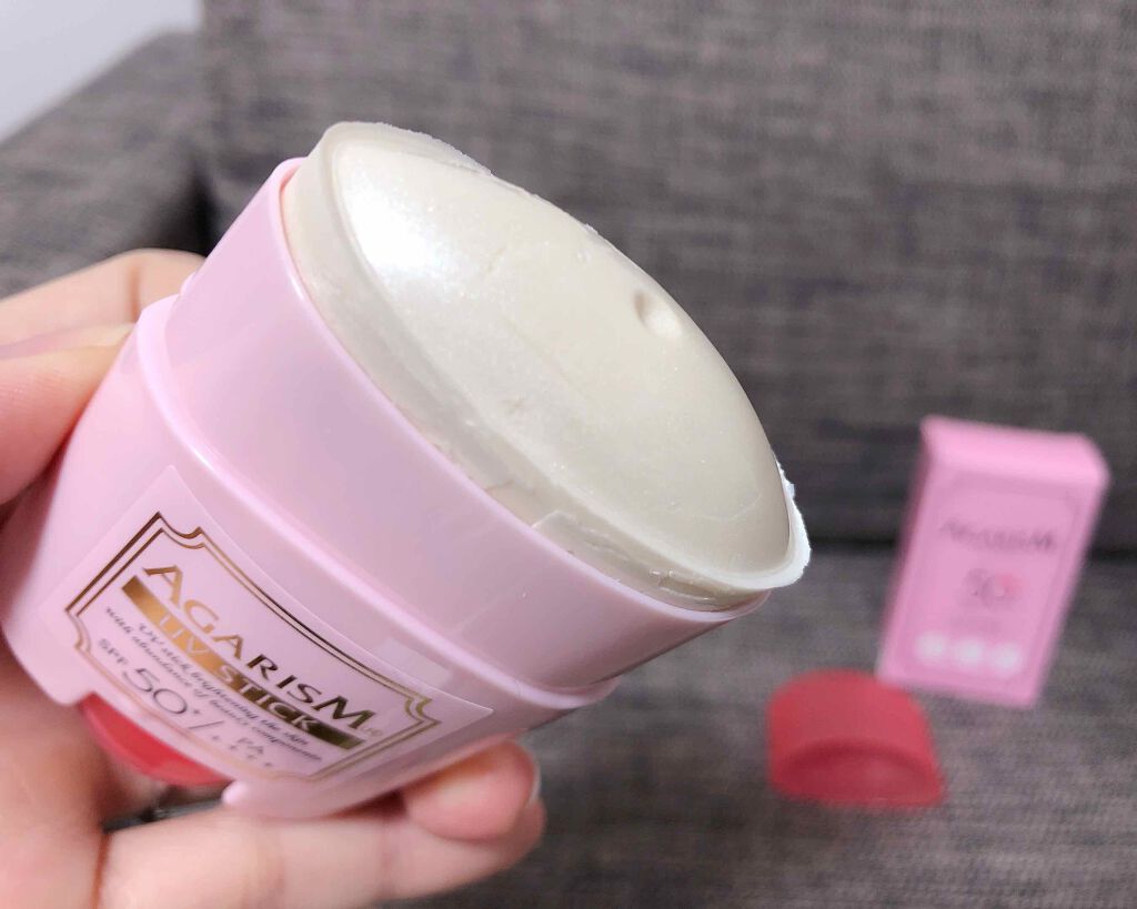 トーンアップUVスティック/AGARISM/日焼け止めスティックを使ったクチコミ（3枚目）