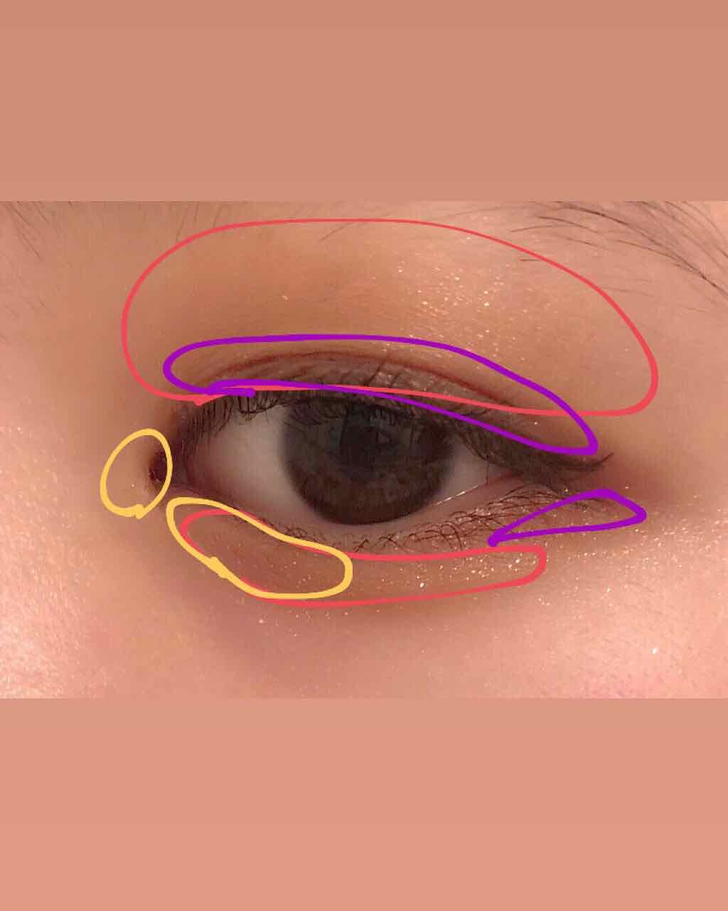 ジューシーピュアアイズ/キャンメイク/アイシャドウパレットを使ったクチコミ(4枚目)