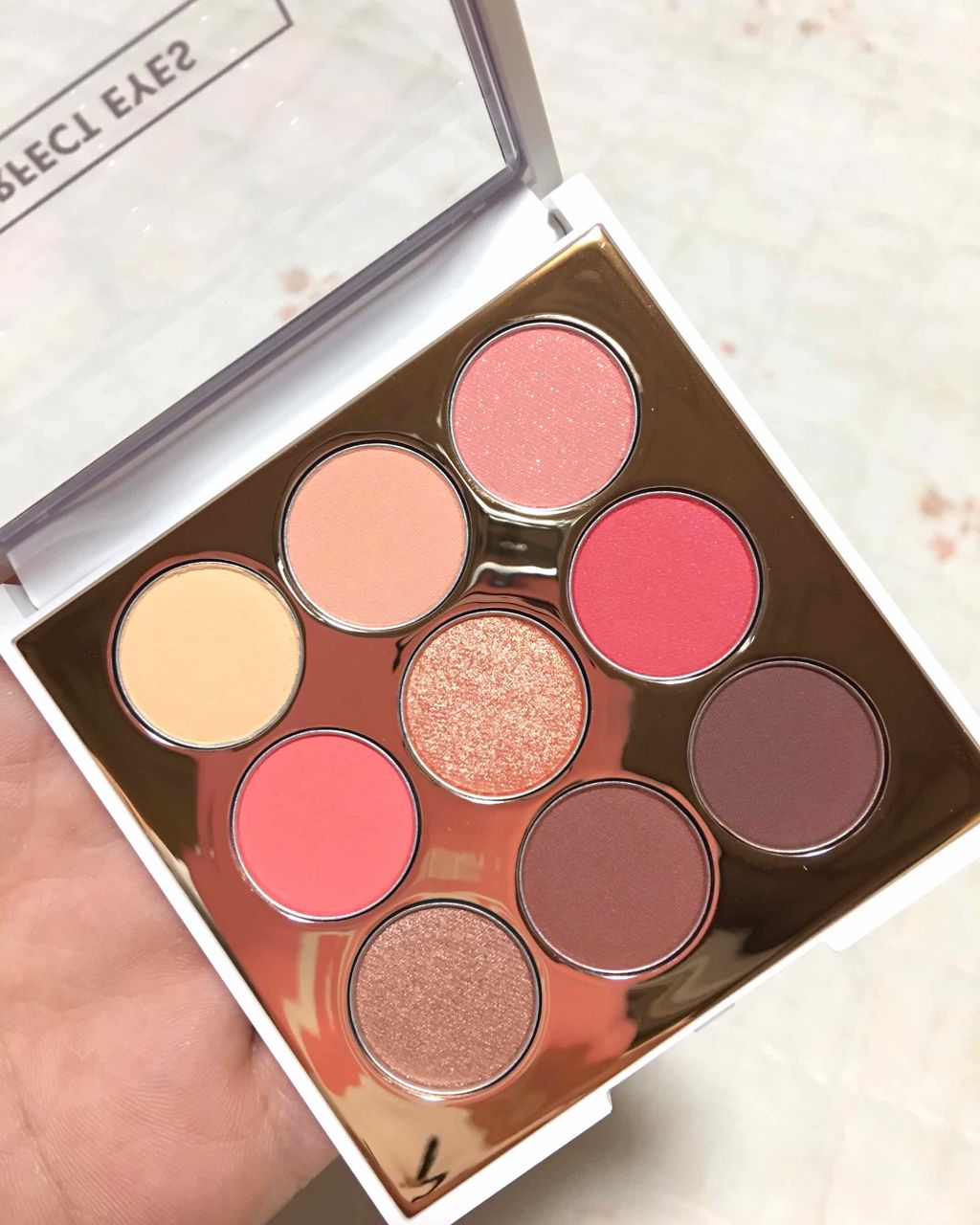 パーフェクトアイズアイシャドウ 05ブロッサムムード/TONYMOLY/アイシャドウパレットを使ったクチコミ（1枚目）