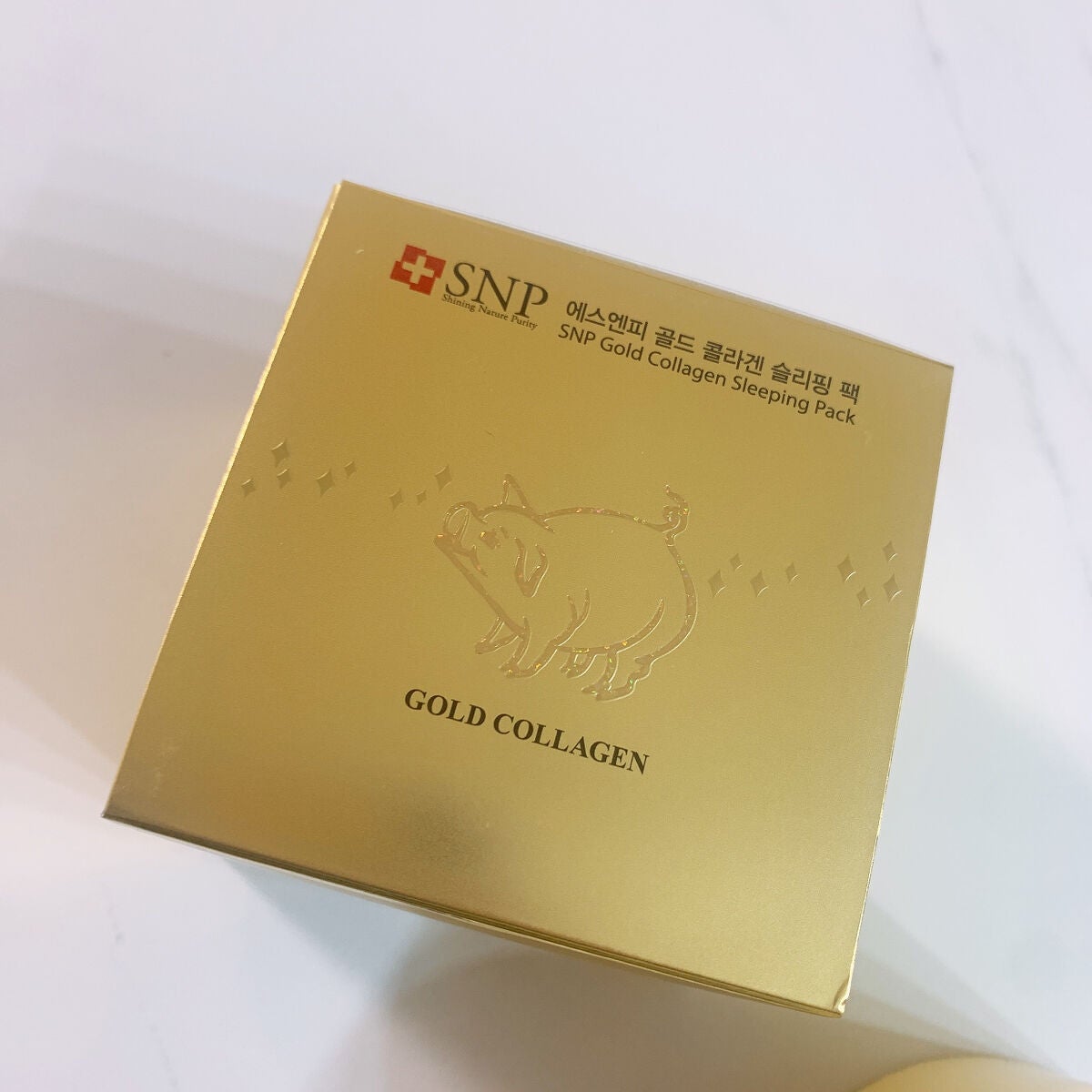 SNP ゴールド コラーゲン スリーピング パック/SNP/シートマスク・パックを使ったクチコミ(7枚目)