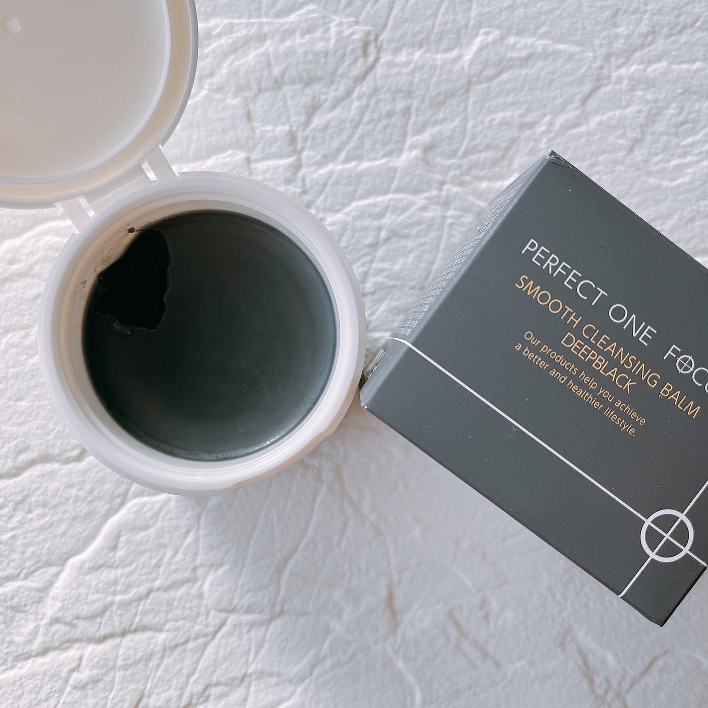 パーフェクトワンフォーカス スムースクレンジングバーム ディープブラック/PERFECT ONE FOCUS/クレンジングバームを使ったクチコミ(2枚目)