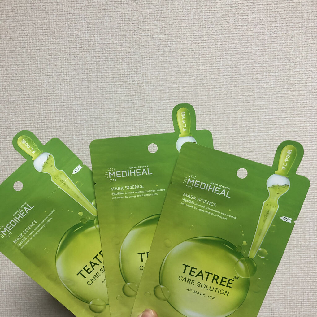 ティーツリーケアソリューション アンプルマスクJEX/MEDIHEAL/シートマスク・パックを使ったクチコミ（2枚目）