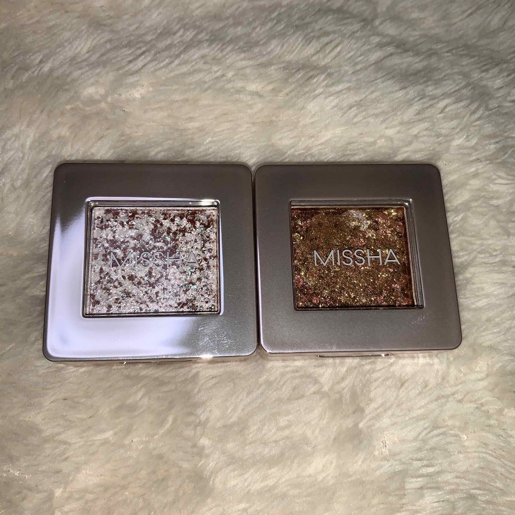 グリッタープリズム シャドウ/MISSHA/グリッターを使ったクチコミ(1枚目)