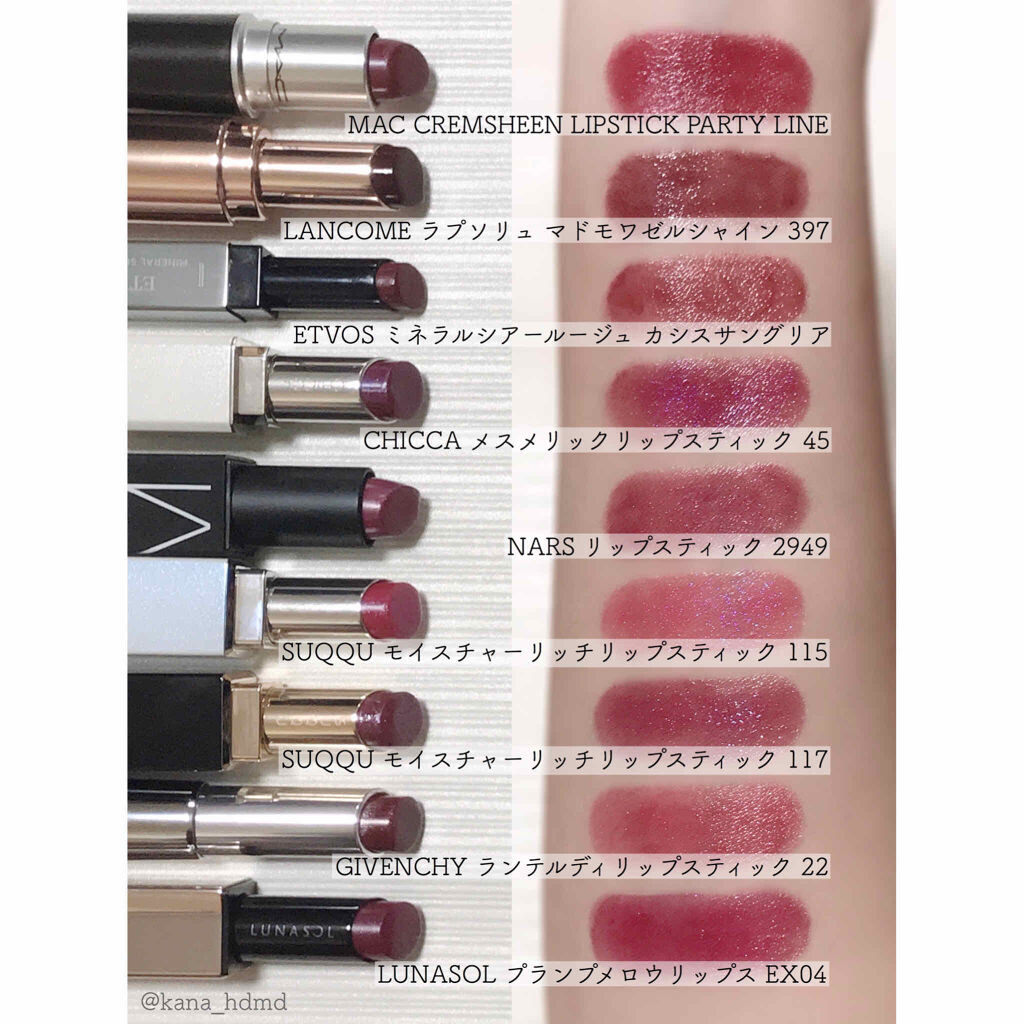 ミネラルシアールージュ/エトヴォス/口紅を使ったクチコミ（1枚目）