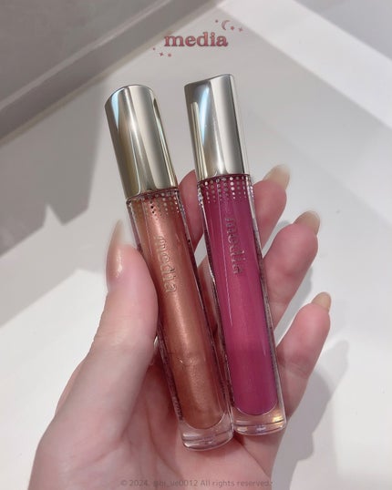 リキッドグロウルージュ/media/リップグロスを使ったクチコミ(2枚目)