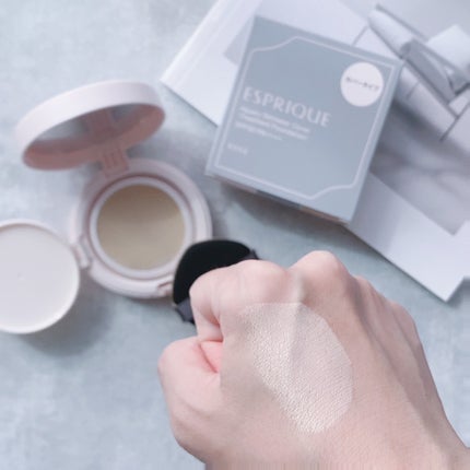 アクアリー スキンウェア カバー/ESPRIQUE/クッションファンデーションを使ったクチコミ(7枚目)
