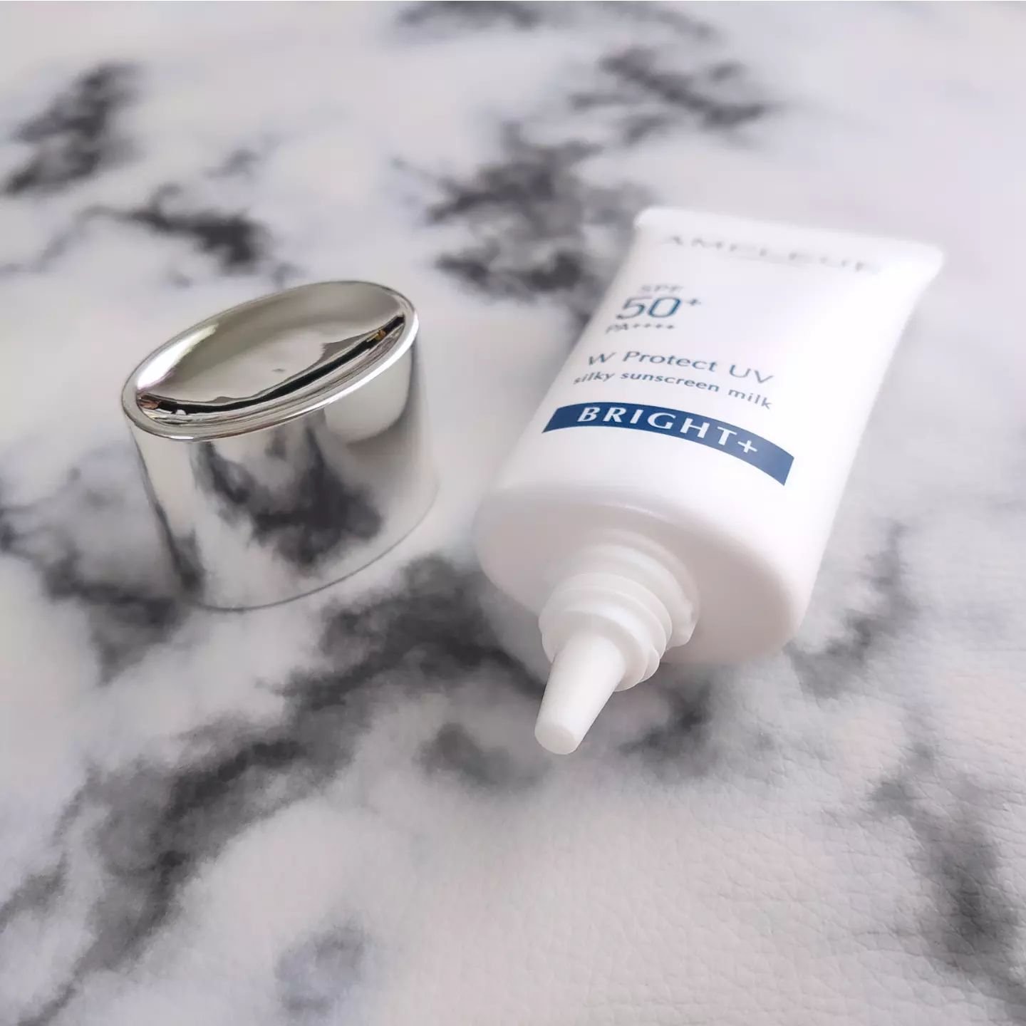 アンプルール WプロテクトUV ブライト＋/アンプルール/日焼け止めミルクを使ったクチコミ（2枚目）