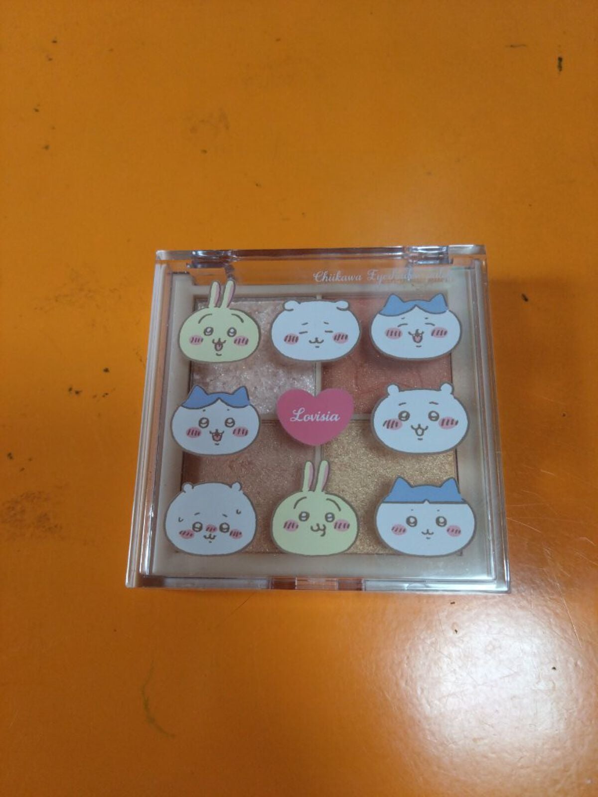 ちいかわ アイシャドウパレット ちいかわ&ハチワレ&うさぎ(フェイス)「こんぺいとう」