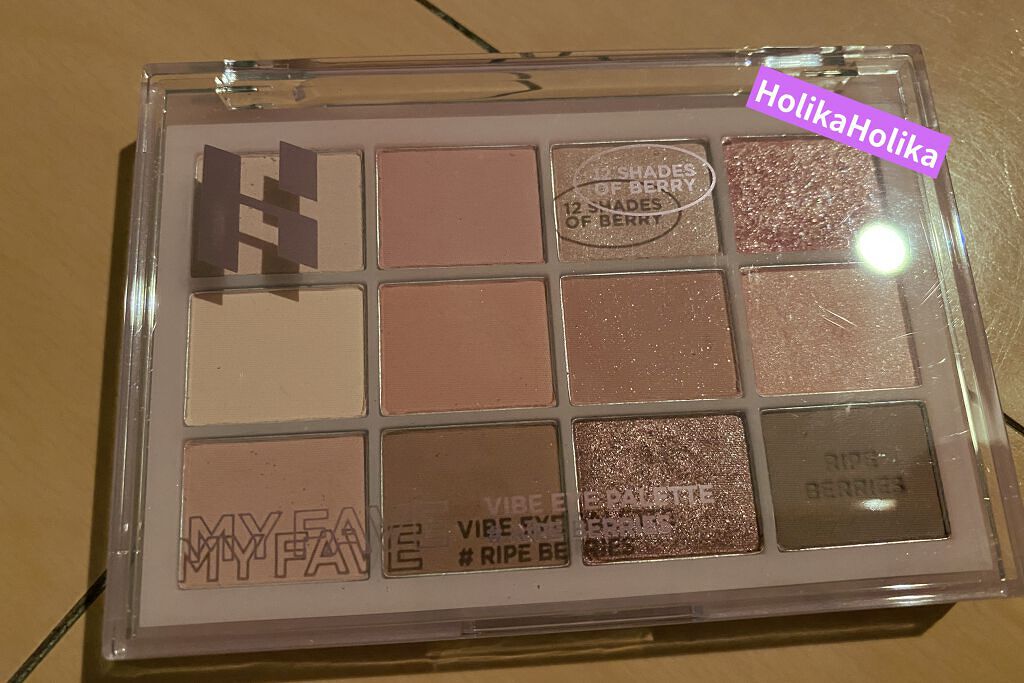マイフェイブバイブアイパレット/HOLIKA HOLIKA/アイシャドウパレットを使ったクチコミ（1枚目）