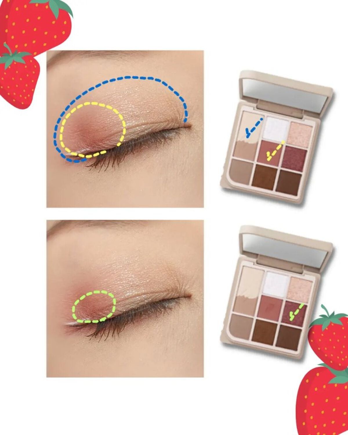 ドットオンムードアイパレット/Heart Percent/アイシャドウパレットを使ったクチコミ(3枚目)