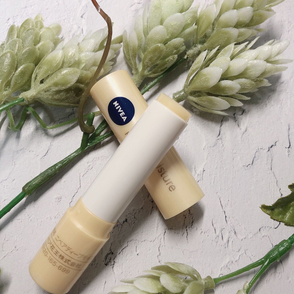 ニベア ディープモイスチャーリップ/ニベア/リップクリームを使ったクチコミ(3枚目)