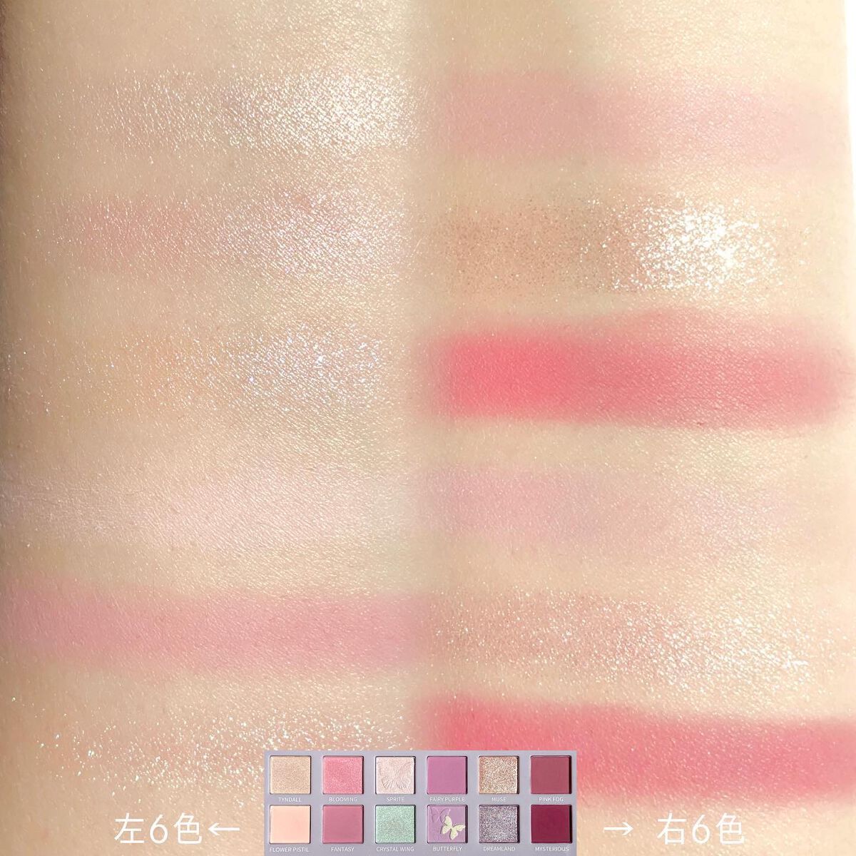 エクスプローラ12色 動物アイシャドウパレット/PERFECT DIARY/アイシャドウパレットを使ったクチコミ(4枚目)