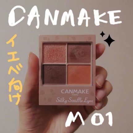 シルキースフレアイズ(マットタイプ)/キャンメイク/アイシャドウパレットを使ったクチコミ(1枚目)