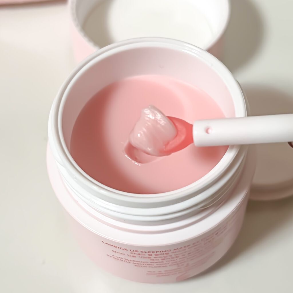 桜エディション リップスリーピングマスク/LANEIGE/リップケアを使ったクチコミ（3枚目）