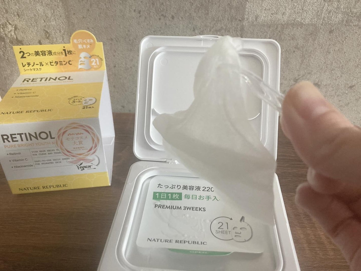 キューブマスク レチノール/ネイチャーリパブリック/シートマスク・パックを使ったクチコミ(4枚目)