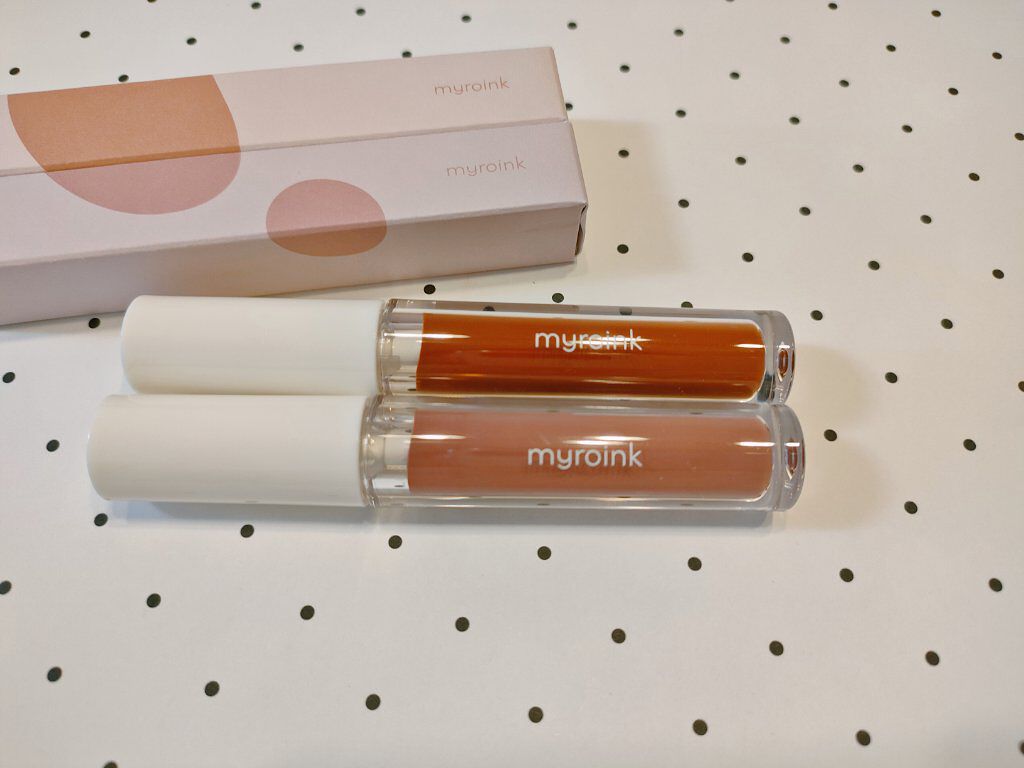 カラーフォーミーリップティント 06 プレッピーテラコッタ/myroink/リップティントを使ったクチコミ（3枚目）