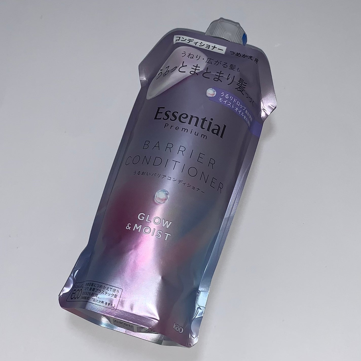 エッセンシャル プレミアム うるおいバリアシャンプー/コンディショナー グロウ&モイスト/エッセンシャル/市販シャンプーを使ったクチコミ(1枚目)
