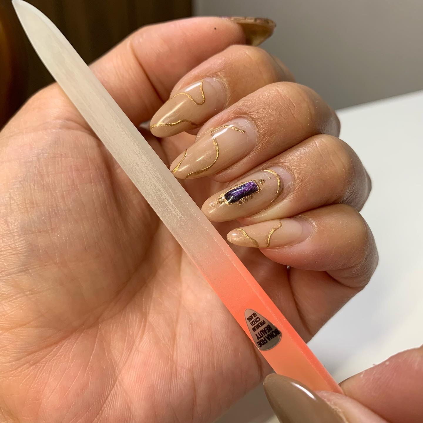 ガラス製ネイルファイル/BONA FIDE BEAUTY/ネイル用品を使ったクチコミ（1枚目）