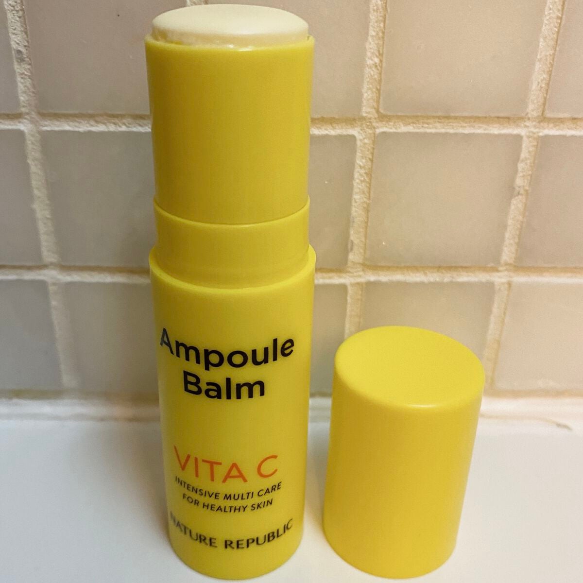 スティック美容液(レモン)/ネイチャーリパブリック/フェイスバームを使ったクチコミ(1枚目)