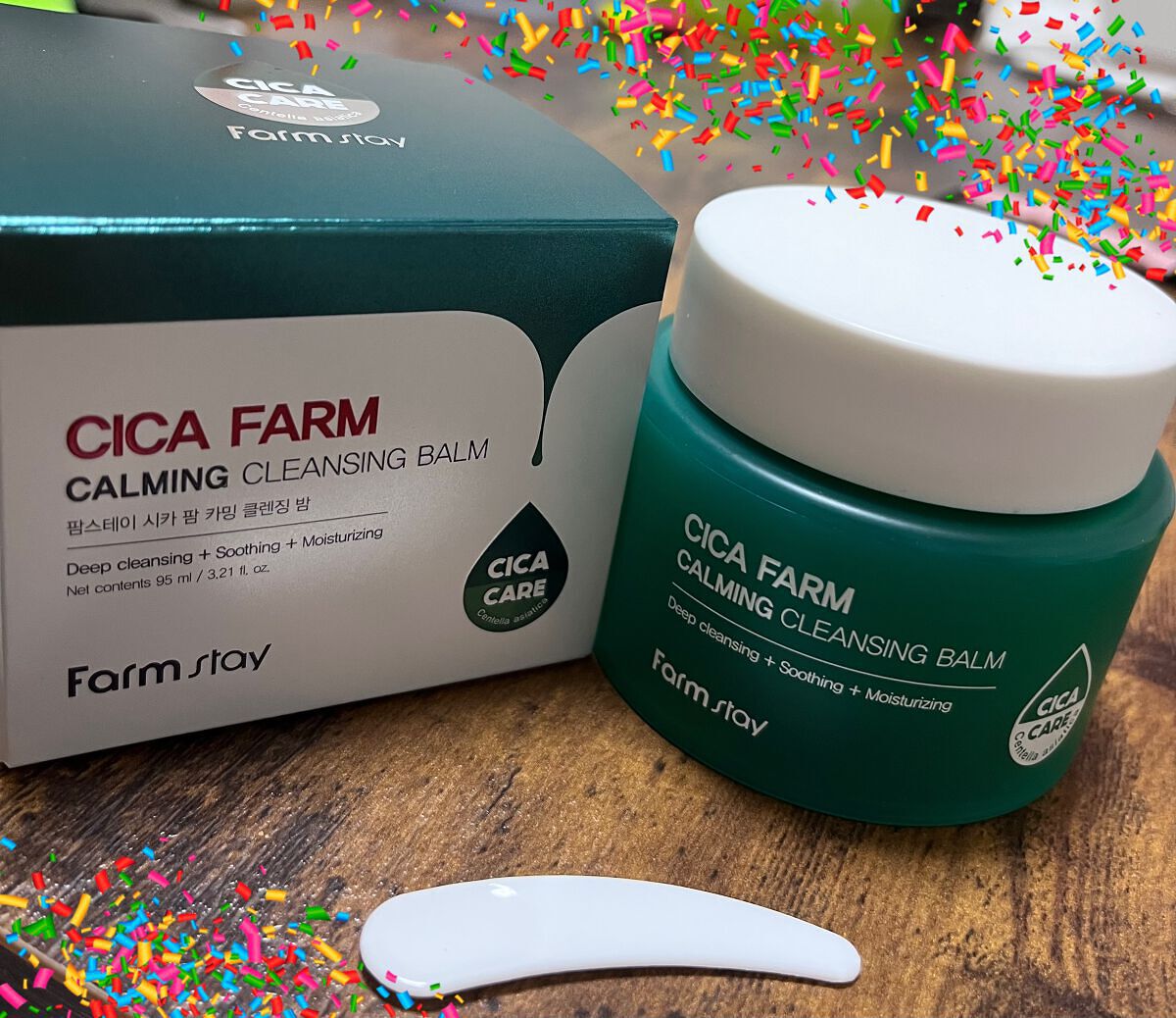 シカ ファーム カーミング クレンジング バーム/Farmstay/クレンジングバームを使ったクチコミ（2枚目）