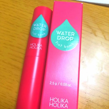 WATER DROP tint bomb/HOLIKA HOLIKA/リップグロスを使ったクチコミ（1枚目）