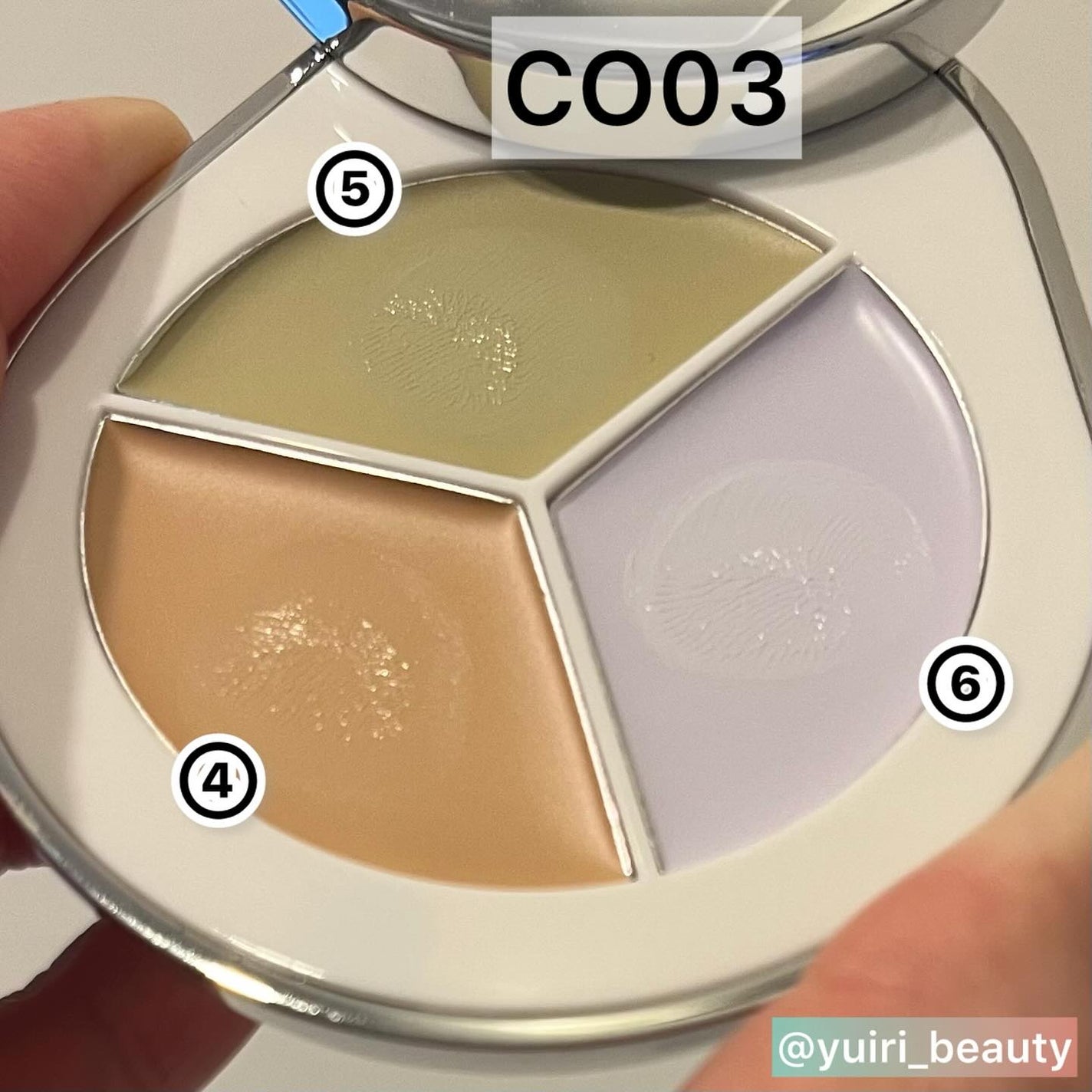 パーフェクトカバー コンシーラーパレット/Dear.A/パレットコンシーラーを使ったクチコミ(5枚目)