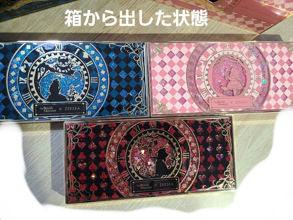 アリスドリームランドシリーズ 12色アイシャドウパレット（ZEESEA×大英博物館）/ZEESEA/アイシャドウパレットを使ったクチコミ（3枚目）