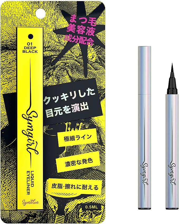 シムガール リキッドアイライナー 01 DEEP BLACK