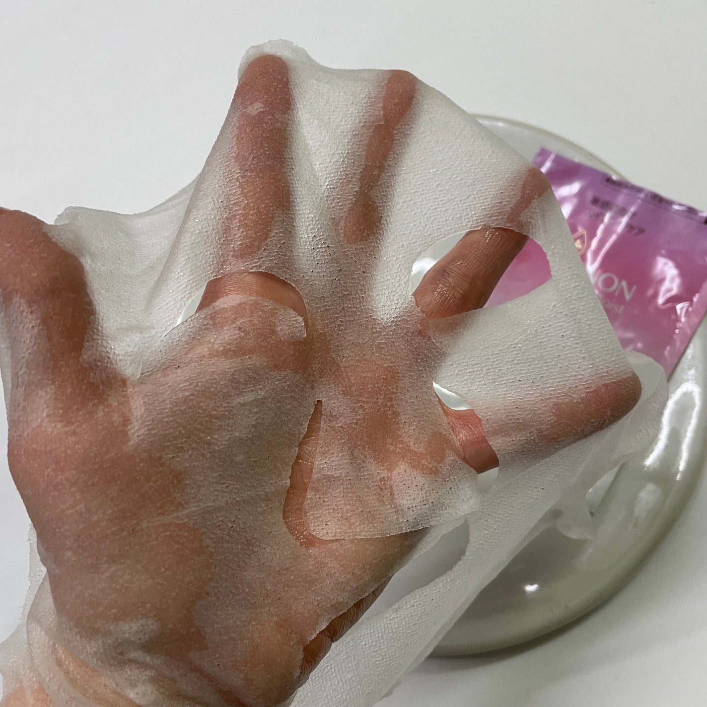 ミノン アミノモイスト もちもちふっくら艶肌マスク/ミノン/シートマスク・パックを使ったクチコミ(2枚目)