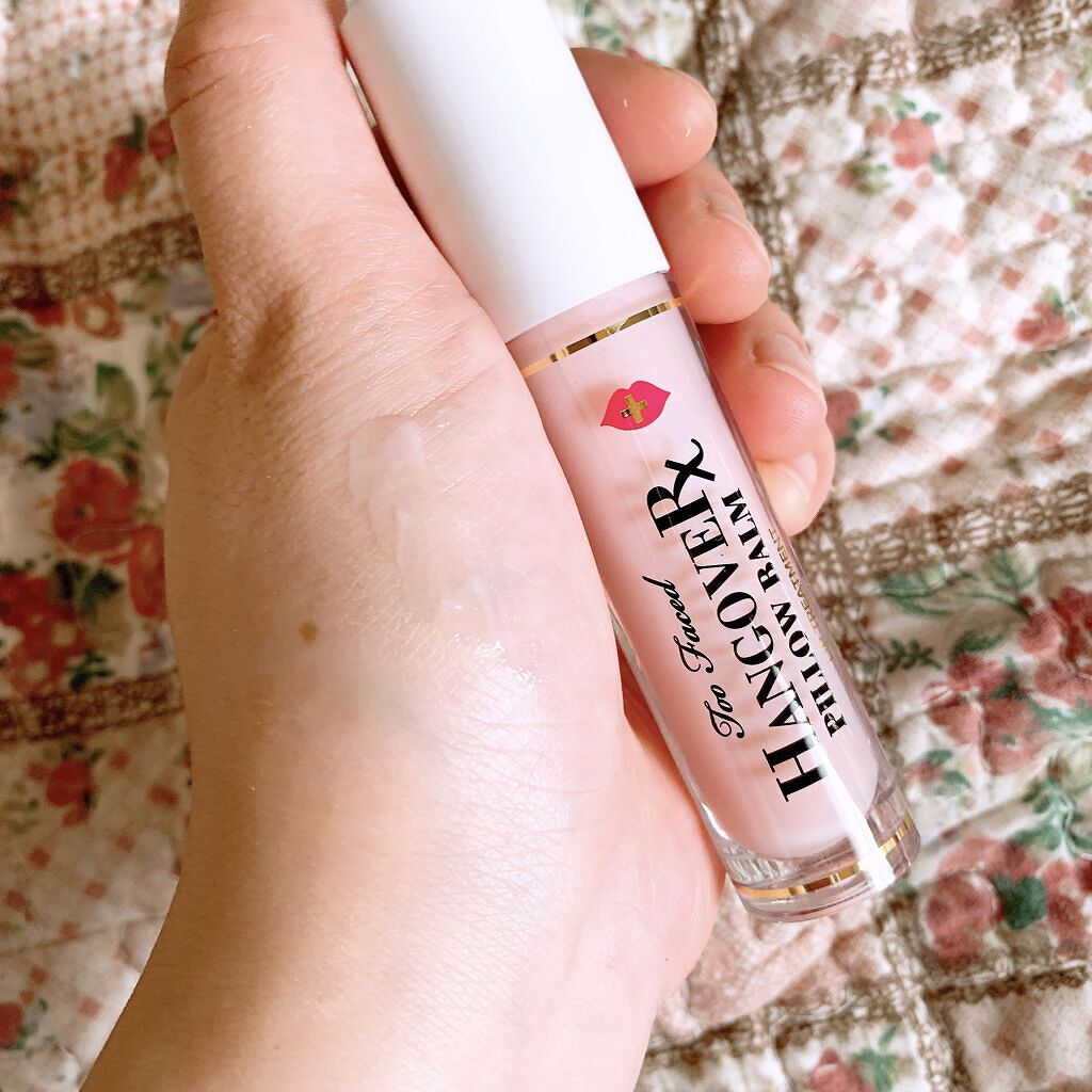 ～トゥー フェイスド ハングオーバー～ ピロー バーム リップ トリートメント/Too Faced/リップ美容液を使ったクチコミ（3枚目）
