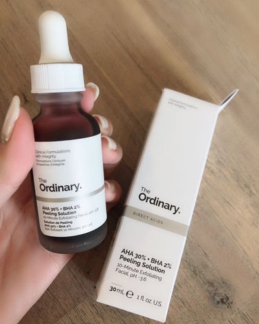 AHA 30% + BHA 2% Peeling Solution/The Ordinary/ピーリングを使ったクチコミ（2枚目）