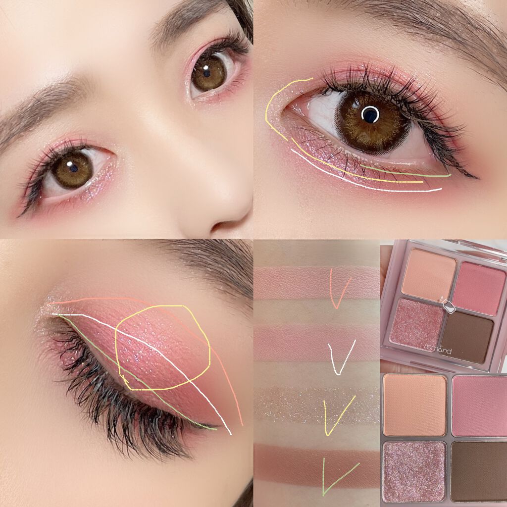 ベターザンアイズ/rom&nd/アイシャドウパレットを使ったクチコミ（2枚目）