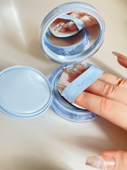 ベアウォータークッション/rom&nd/クッションファンデーションを使ったクチコミ(6枚目)