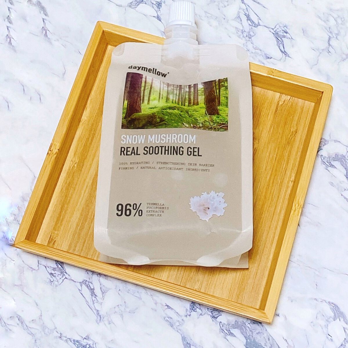 スノーマッシュルームリアルスージングジェル/daymellow’/ボディローションを使ったクチコミ（1枚目）