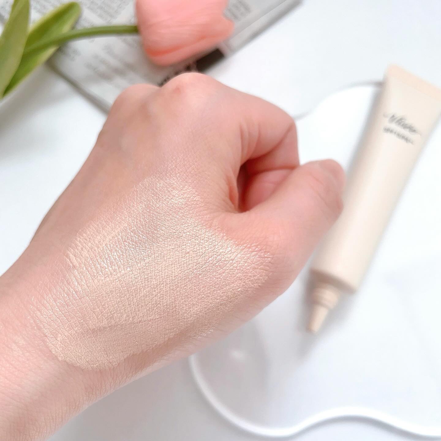 トーンアップ スキン デザイナー/Visée/化粧下地を使ったクチコミ（3枚目）