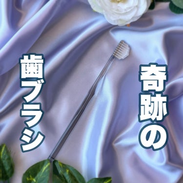 【1本600円超え👀ただしその価値はある！奇跡の歯ブラシ】

不思議な形の歯ブラシ。
最初見たときナニコレ～となりましたが、この2段構え＆三角形のブラシが歯と歯の間にフィットしてくれてテクニック不要でしっかり磨けます✨

大阪の職人さんが1つ1つ手作業で作ってるそうで「だからちょっと高いんですけど〜💦」って言われたけど600円ちょっとでしっかりオーラルケアできるなら安いのでは👀⁉

#PR #ロフト展示会 #ロフトのコスフェス #ロフトコスメの画像 その0