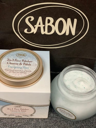 フェイスポリッシャー リフレッシング（ミント）/SABON/スクラブ・ゴマージュを使ったクチコミ（2枚目）