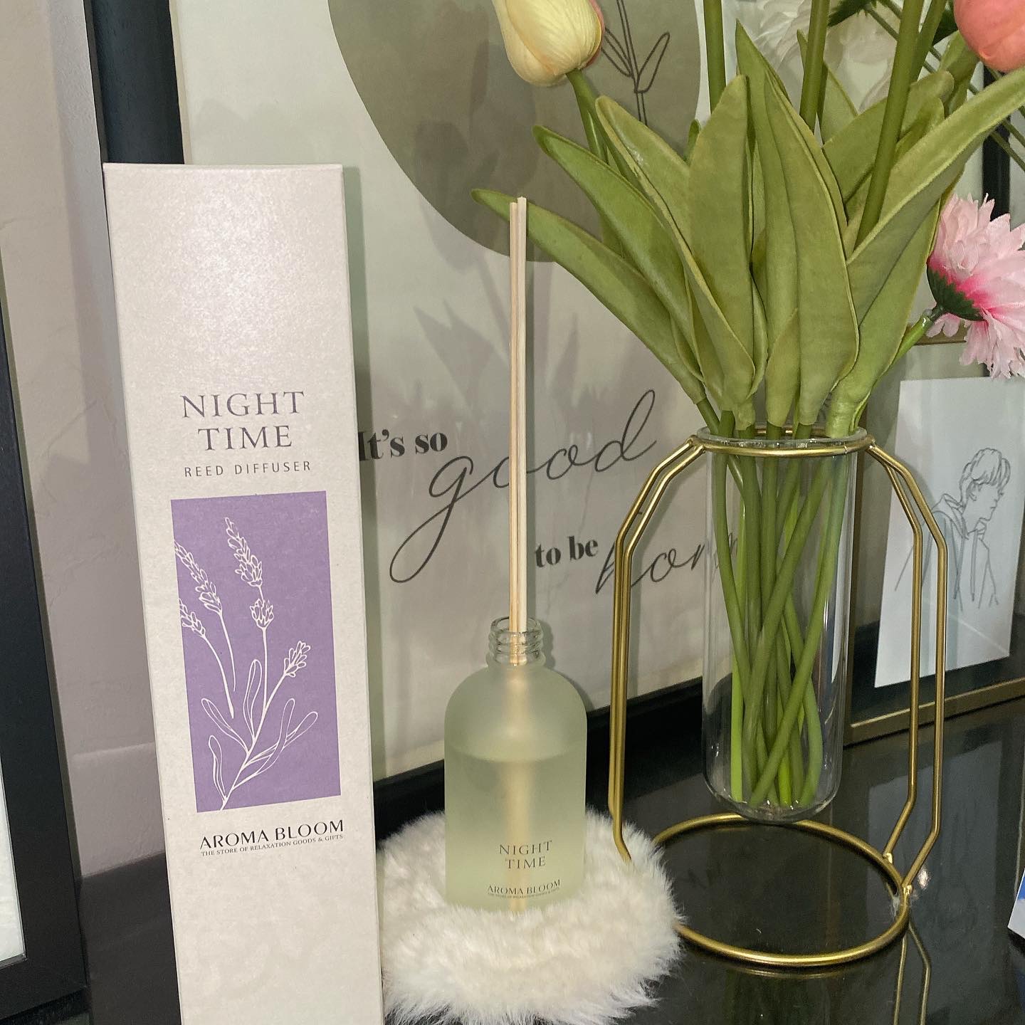 リードディフューザー サイレントムーン/アロマブルーム/ルームフレグランスを使ったクチコミ（1枚目）