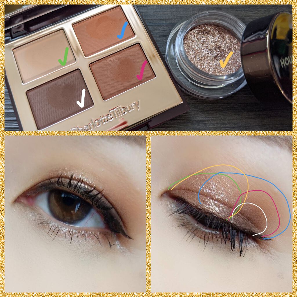HOURGLASS  Scattered Light Glitter Eyeshadow/HOURGLASS/ジェル・クリームアイシャドウを使ったクチコミ（2枚目）