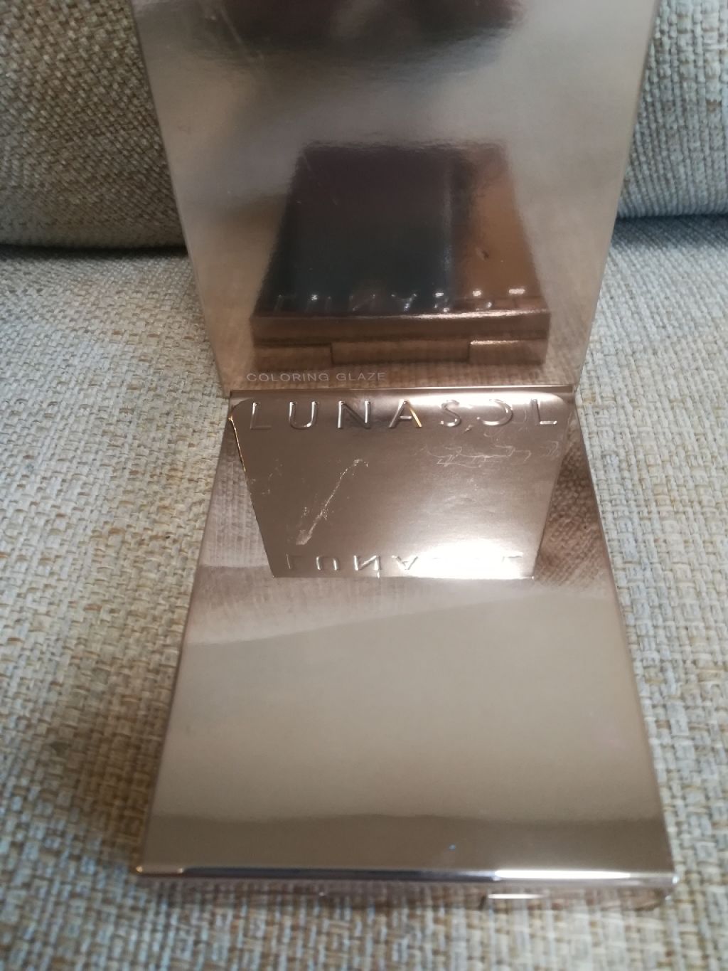 カラーリンググレイズ/LUNASOL/パウダーチークを使ったクチコミ（2枚目）