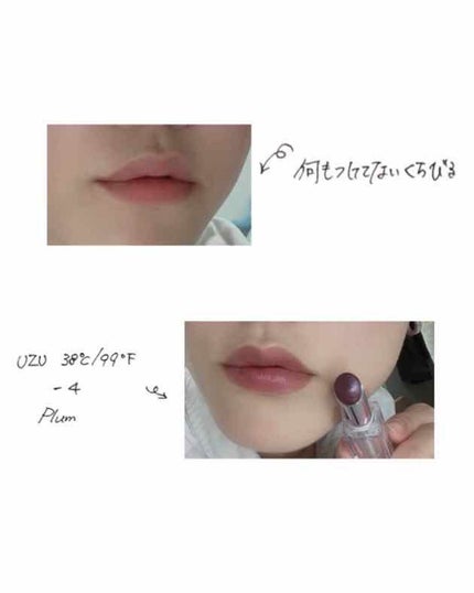 38°C / 99°F Lipstick <TOKYO>/UZU BY FLOWFUSHI/口紅を使ったクチコミ(4枚目)