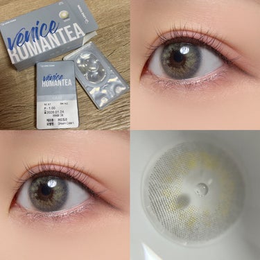 THEPIEL romantea venice gray (ロマンティーベニスグレー)のクチコミ「透け感のある儚げな瞳に♡

ーーーーーーーーー
ロマンティーベニス
グレー
DIA:14.2m.....」（2枚目）