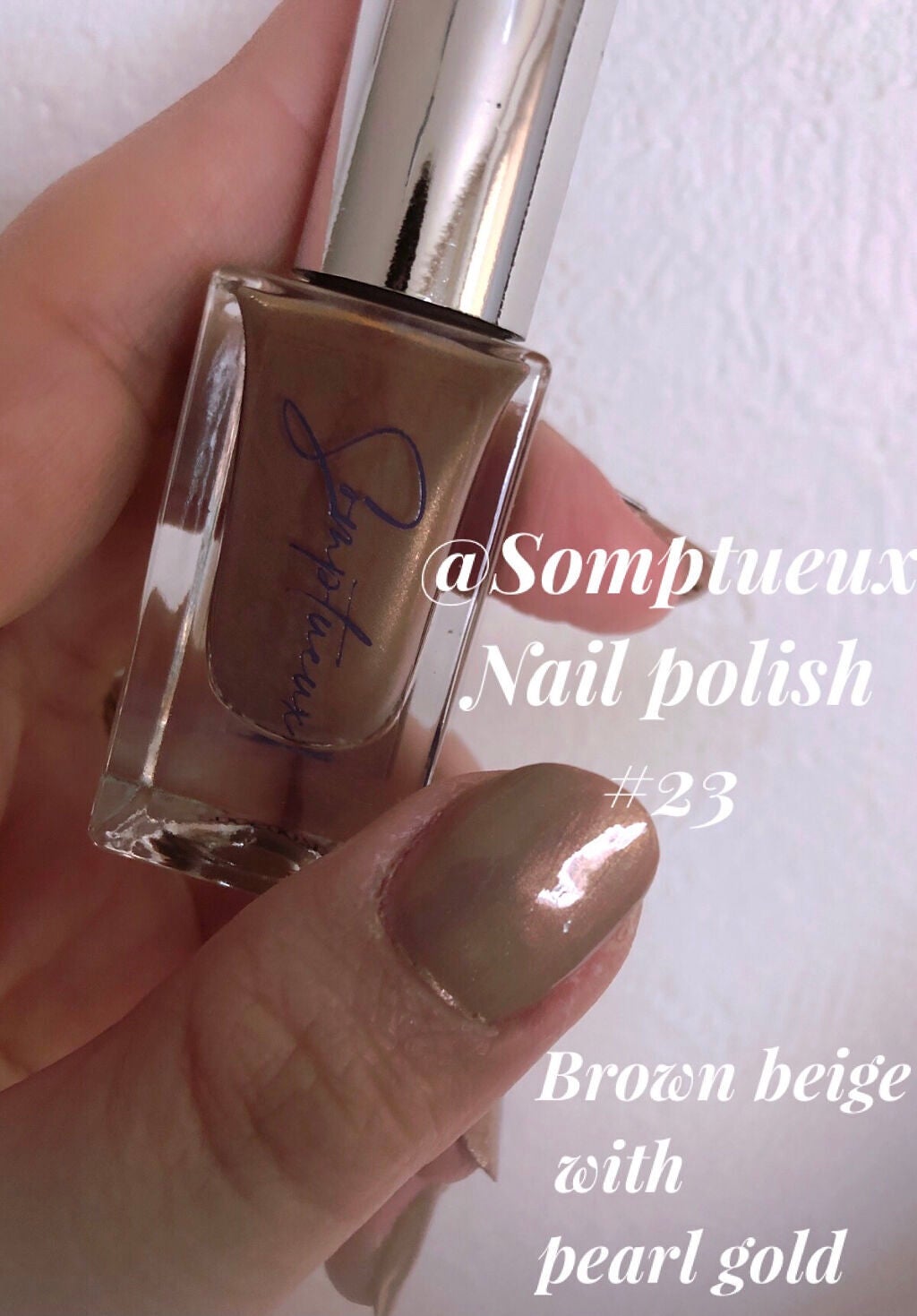 Somptueux(ソンプチュー) ネイルポリッシュ/DAISO/マニキュアを使ったクチコミ(2枚目)