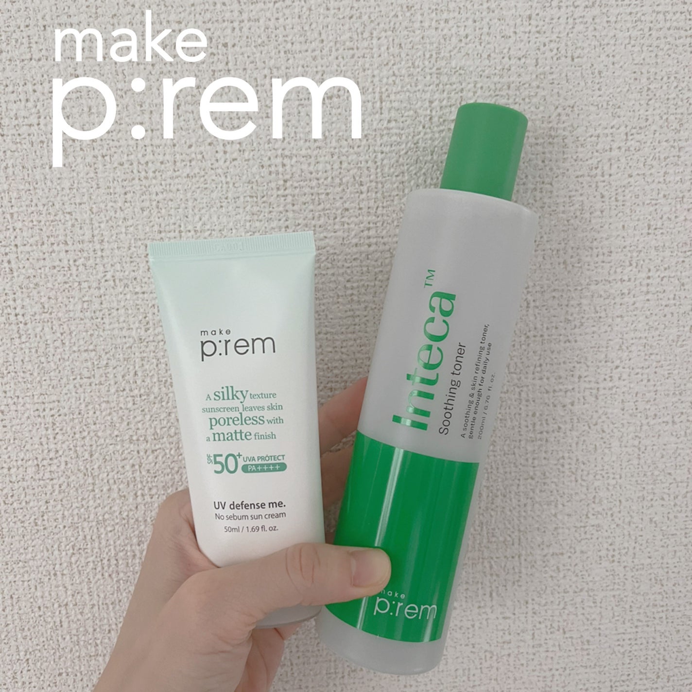 インテカ スージングトナー/make prem/化粧水を使ったクチコミ(1枚目)