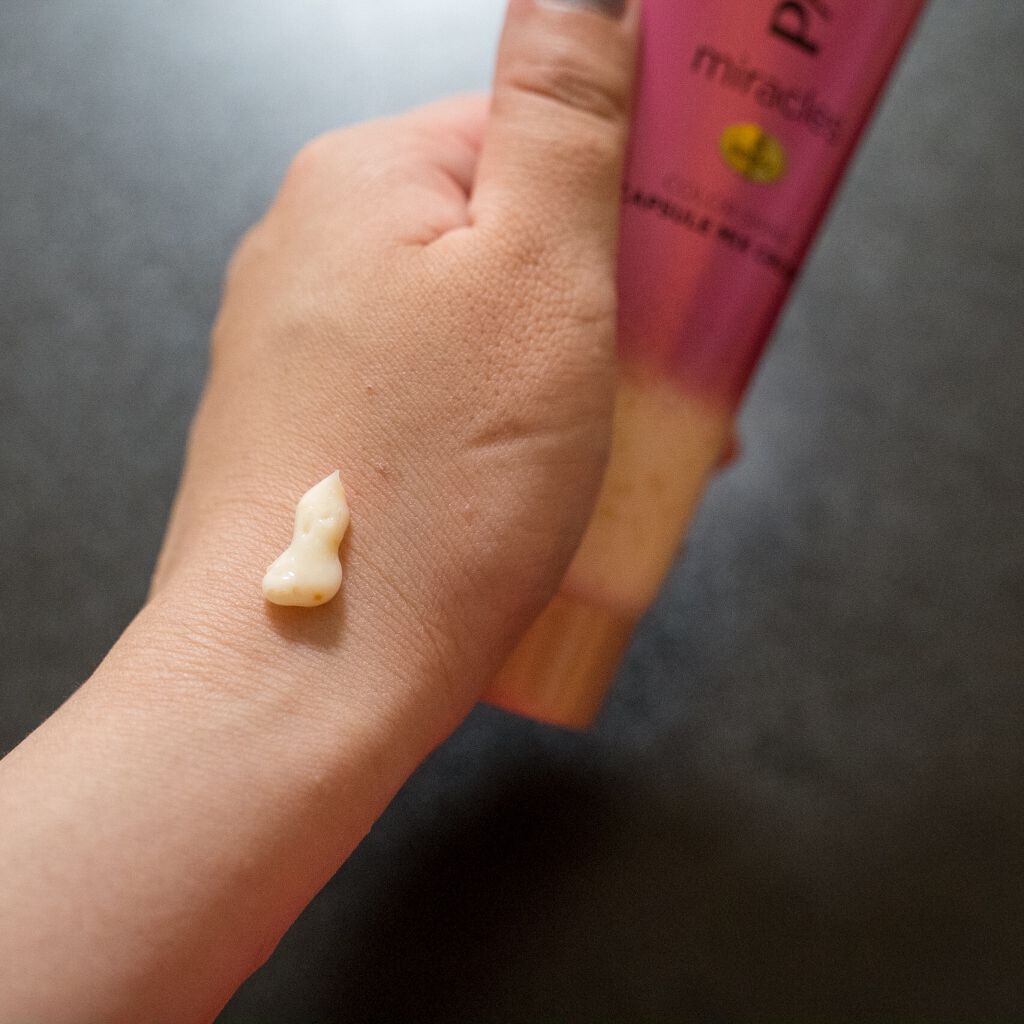 ミラクルズ カラーシャイン カプセルミックスクリーム/パンテーン/洗い流すヘアトリートメントを使ったクチコミ（2枚目）